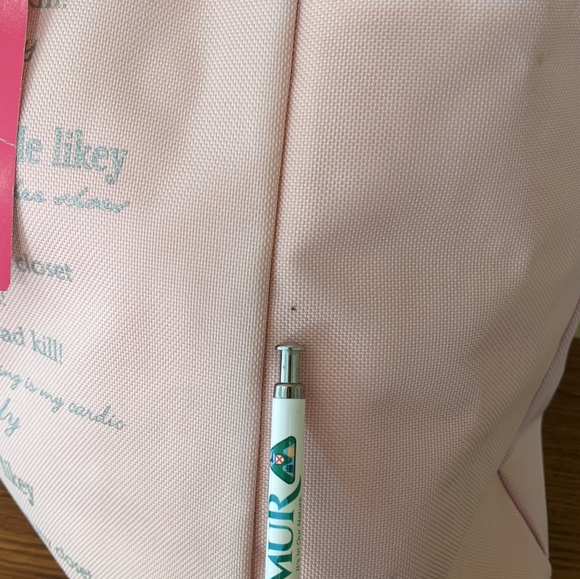 NWT! Pink Sex and the City Quote Shopper Tote - Picture 4 of 5